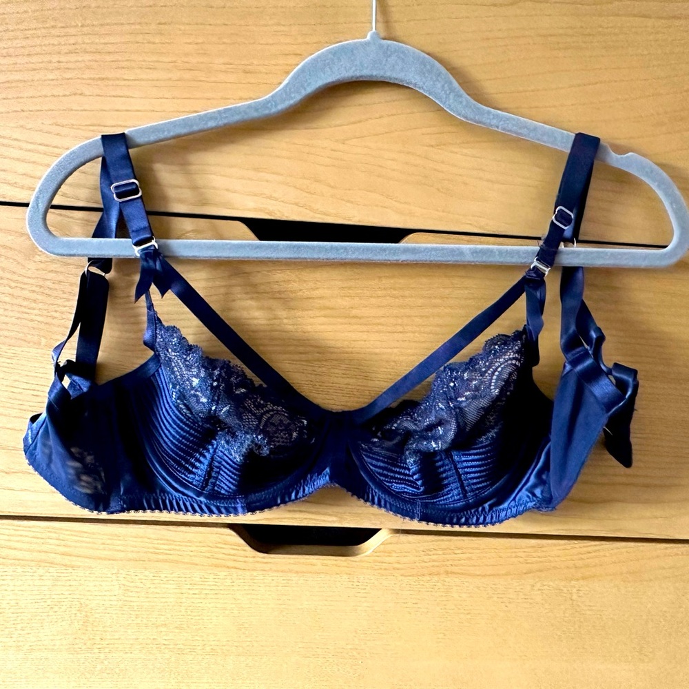 34D Navy Bra - Dita Von Teese